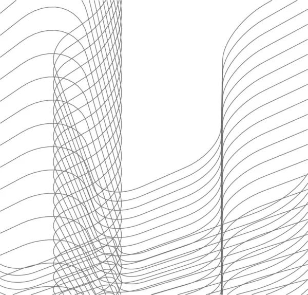 Linhas Abstratas Desenho Conceito Arte Arquitetônica Formas Geométricas Mínimas — Vetor de Stock