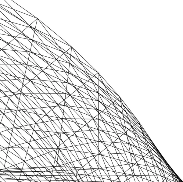 Minimalne Kształty Geometryczne Linie Architektoniczne — Wektor stockowy