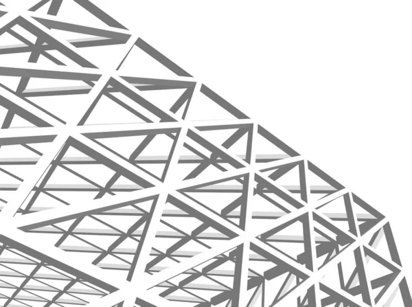 Linhas Abstratas Desenho Conceito Arte Arquitetônica Formas Geométricas Mínimas —  Vetores de Stock