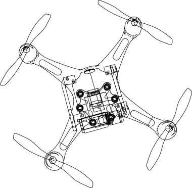 Arkaplanda mimari bina 3d illüstrasyon