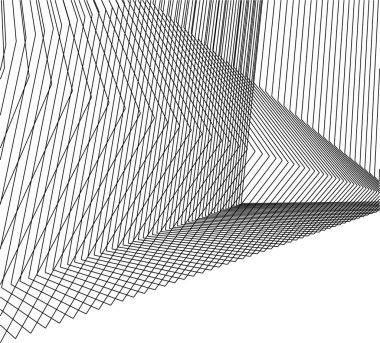 minimal geometrik şekiller, mimari çizgiler