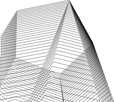 minimal geometrik şekiller, mimari çizgiler