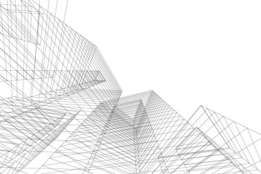 minimal geometrik şekiller, mimari çizgiler