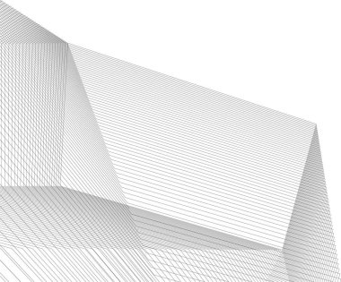 minimal geometrik şekiller, mimari çizgiler