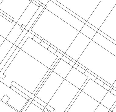 minimal geometrik şekiller, mimari çizgiler