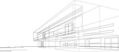 minimal geometrik şekiller, mimari çizgiler