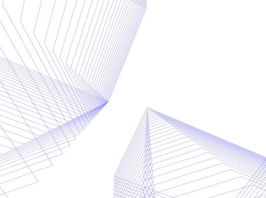 minimal geometrik şekiller, mimari çizgiler