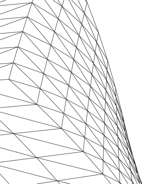 Minimale Geometrische Vormen Architectonische Lijnen — Stockvector