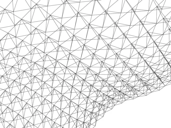 Linhas Abstratas Desenho Conceito Arte Arquitetônica Formas Geométricas Mínimas —  Vetores de Stock