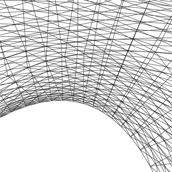 Elvont Rajzvonalak Építészeti Képzőművészetben Minimális Geometriai Formák — Stock Vector