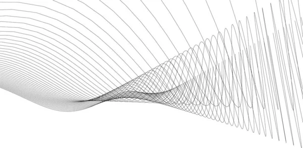 Mimari Sanat Konseptinde Soyut Çizgiler Minimum Geometrik Şekiller — Stok Vektör