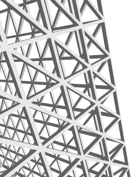 Lignes Dessin Abstraites Dans Concept Art Architectural Formes Géométriques Minimales — Image vectorielle