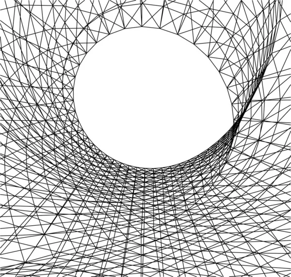 Mimari Sanat Konseptinde Soyut Çizgiler Minimum Geometrik Şekiller — Stok Vektör