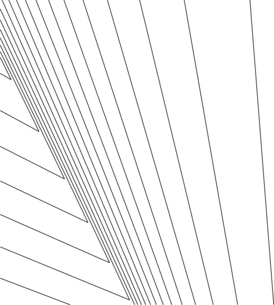 Lignes Dessin Abstraites Dans Concept Art Architectural Formes Géométriques Minimales — Image vectorielle