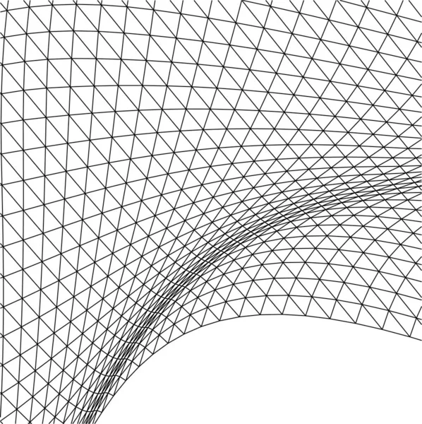 Abstrakte Zeichnungslinien Architektonischen Kunstkonzept Minimale Geometrische Formen — Stockvektor