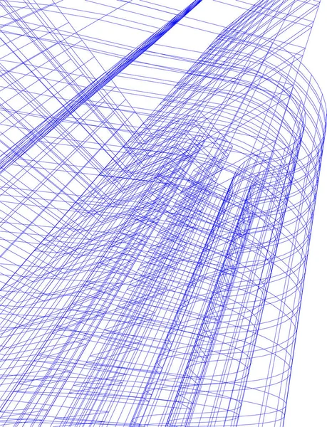 建筑3D背景图 — 图库矢量图片