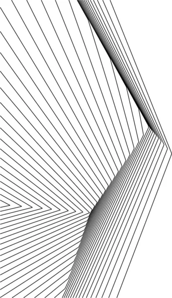 Formas Geométricas Mínimas Linhas Arquitetônicas — Vetor de Stock