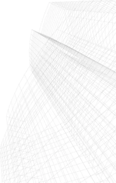 Linii Abstracte Desen Conceptul Artă Arhitecturală Forme Geometrice Minime — Vector de stoc