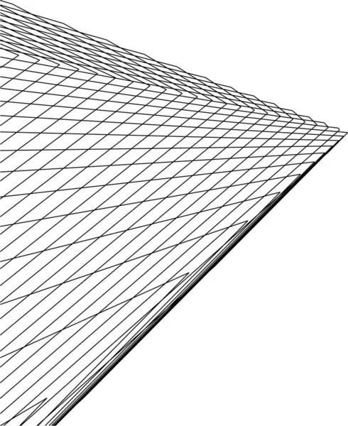 Formes Géométriques Minimales Lignes Architecturales — Image vectorielle