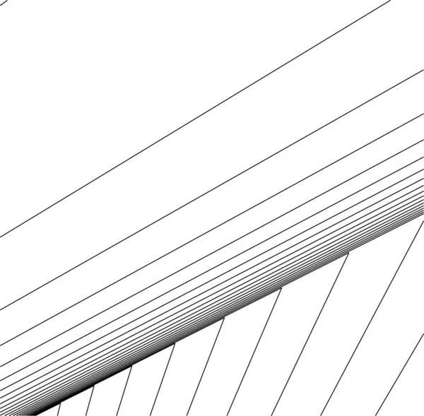 Lignes Dessin Abstraites Dans Concept Art Architectural Formes Géométriques Minimales — Image vectorielle