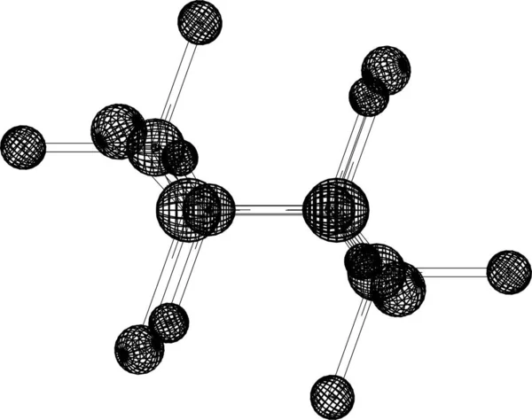 Mimari Sanat Konseptinde Soyut Çizgiler Minimum Geometrik Şekiller — Stok Vektör