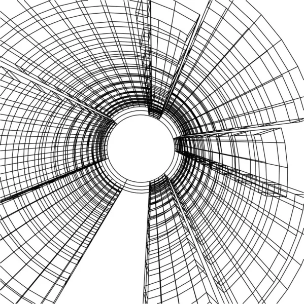 Arquitectura Edificio Ilustración Sobre Fondo — Archivo Imágenes Vectoriales