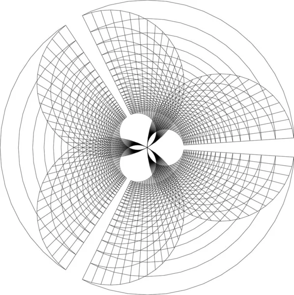 Mimari Sanat Konseptinde Soyut Çizgiler Minimum Geometrik Şekiller — Stok Vektör