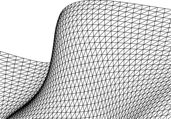 Líneas Abstractas Dibujo Concepto Arte Arquitectónico Formas Geométricas Mínimas — Archivo Imágenes Vectoriales