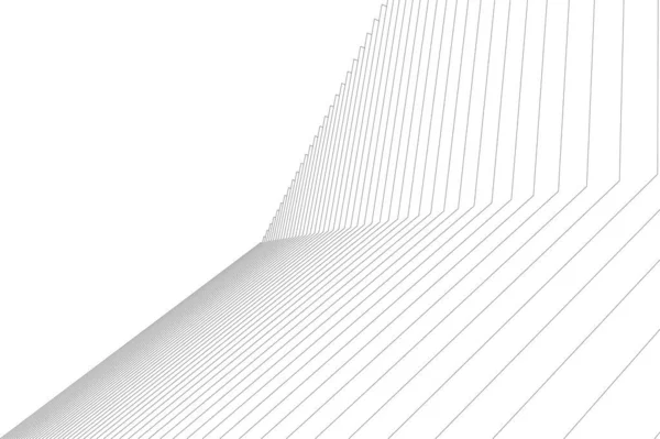 Minimale Geometrische Formen Architektonische Linien — Stockvektor