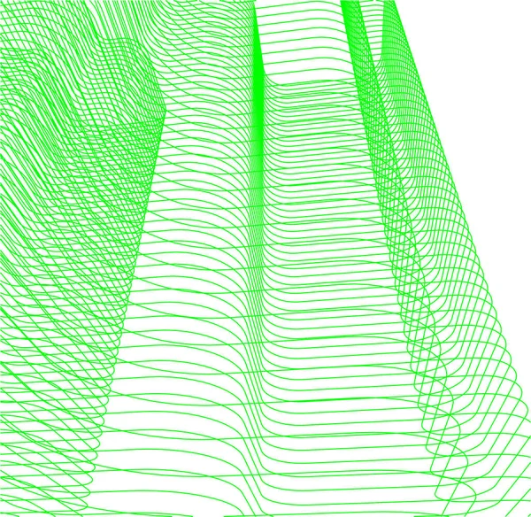 Líneas Abstractas Dibujo Concepto Arte Arquitectónico Formas Geométricas Mínimas — Vector de stock