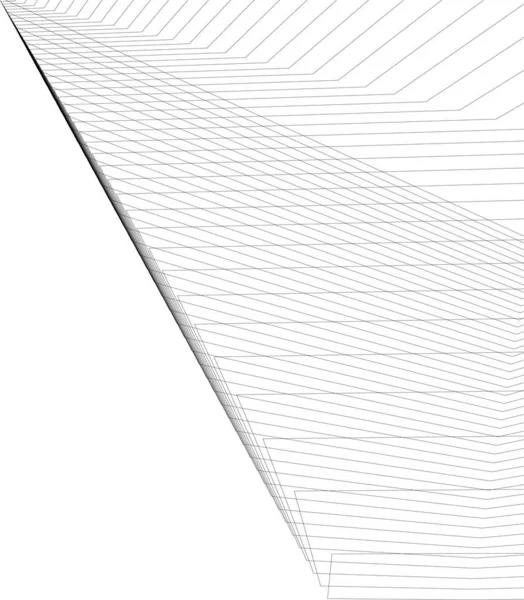 Formas Geométricas Mínimas Linhas Arquitetônicas —  Vetores de Stock