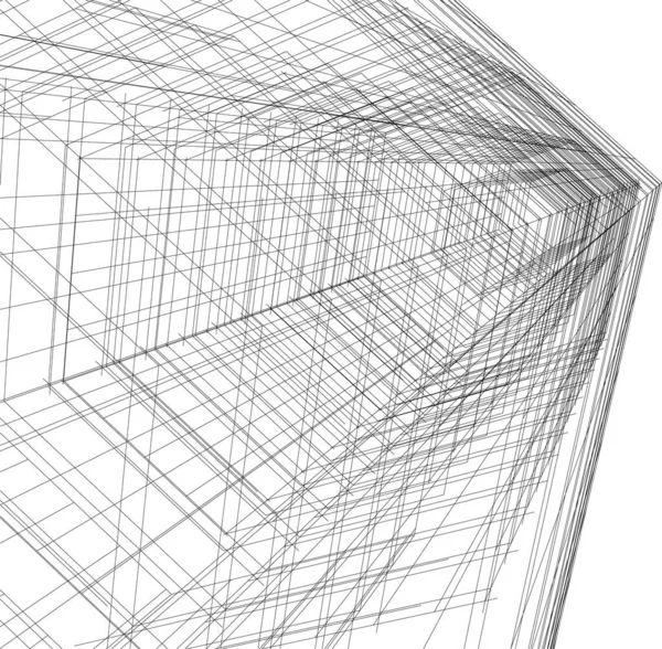 Arquitetura Edifício Ilustração Fundo —  Vetores de Stock