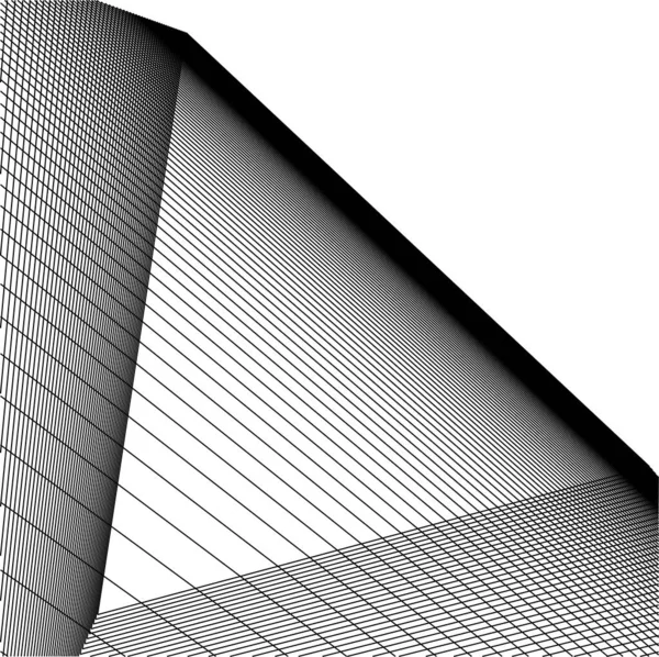 Minimale Geometrische Formen Architektonische Linien — Stockvektor