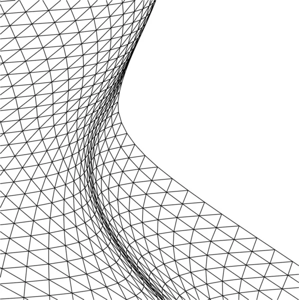 Linhas Abstratas Desenho Conceito Arte Arquitetônica Formas Geométricas Mínimas — Vetor de Stock