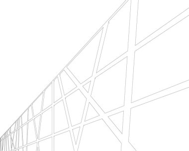 minimal geometrik şekiller, mimari çizgiler