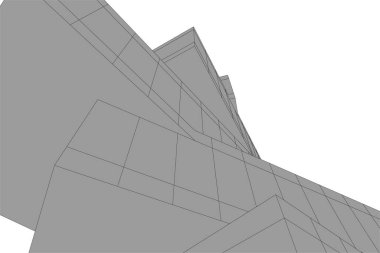 minimal geometrik şekiller, mimari çizgiler