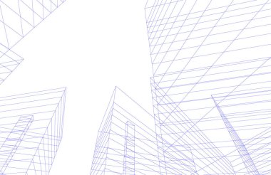 minimal geometrik şekiller, mimari çizgiler