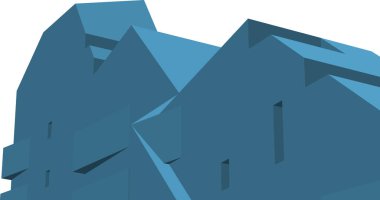 minimal geometrik şekiller, mimari çizgiler