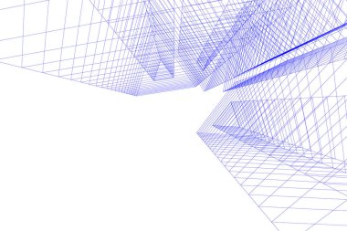 minimal geometrik şekiller, mimari çizgiler