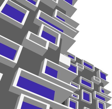 minimal geometrik şekiller, mimari çizgiler