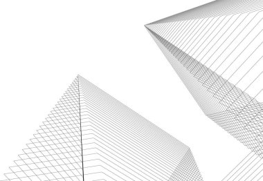 minimal geometrik şekiller, mimari çizgiler