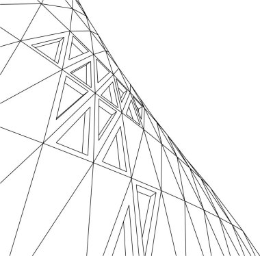 minimal geometrik şekiller, mimari çizgiler