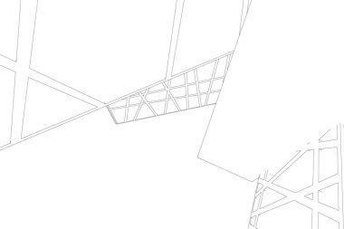 minimal geometrik şekiller, mimari çizgiler