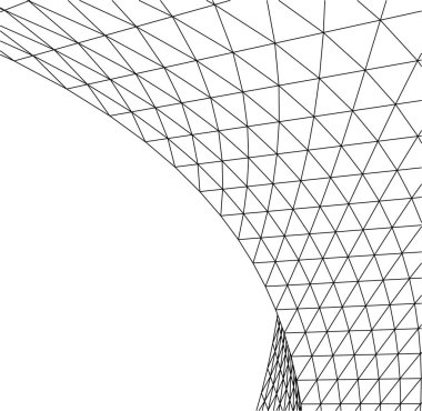 minimal geometrik şekiller, mimari çizgiler