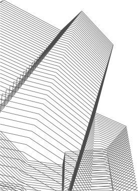 minimal geometrik şekiller, mimari çizgiler