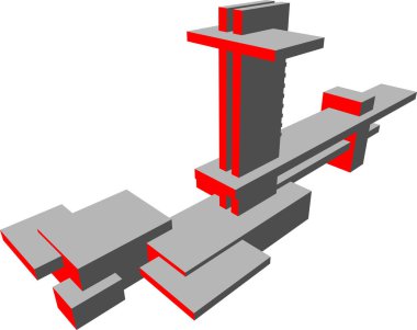 minimal geometrik şekiller, mimari çizgiler
