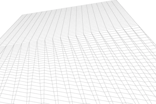 Linhas Abstratas Desenho Conceito Arte Arquitetônica Formas Geométricas Mínimas —  Vetores de Stock