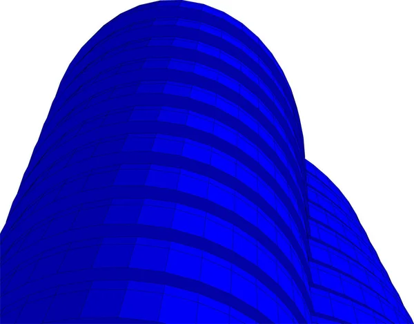 建築芸術の概念における抽象的な線や最小限の幾何学的形状 — ストックベクタ