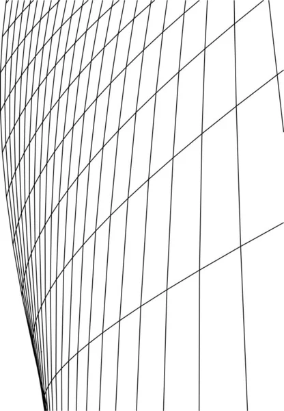 Formes Géométriques Minimales Lignes Architecturales — Image vectorielle