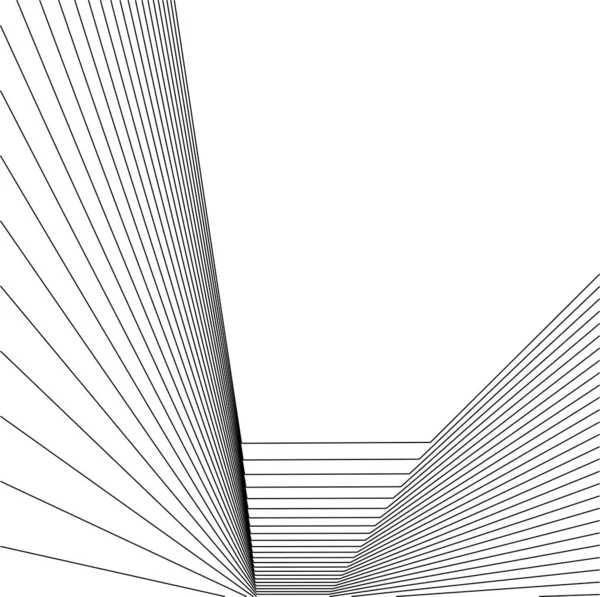 Formas Geométricas Mínimas Linhas Arquitetônicas — Vetor de Stock